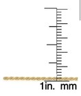 Real Italian Sterling Silver Rope Link Chain Necklace - 6 Lengths  unisex 