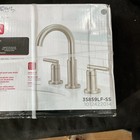 Delta Nicoli 8 In  Widespread Bathroom Faucet With Drain Kit In Brushed Nickel