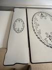 Vintage Mochi Porcelain Enamel Kitchen Table Top With 2 Drop Leaves