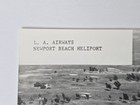 L a  Airways Newport Beach Heliport Newporter Resort 1962 8x10 Archive Photo