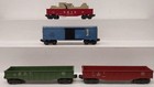 Lionel Vintage O Gauge Assorted Freight Cars-  3444 6464475 6462  4 