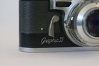 Vintage Graflex Graphic 35 Rf Camera With Sought After German 50mm Lens   Hood