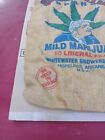 Vintage Burlap Sack -president Bill Clinton Slick Willie Brand Marijuana Bag Usa
