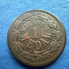 1863    george Washington Wilson   s I Medal    Civil War Patriotic Token