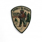 Vintage Smokey The Bear Patch Please Be Careful Prevent Forest Fires 4  Shield