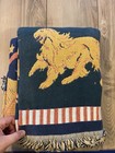 Zodiac Signs Astrology Woven Throw Blanket Constellation New Vintage 90s