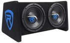 Rockville Rv8 2a 800 Watt Dual 8  Car Subwoofer Enclosure mono Amplifier amp Kit
