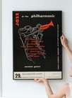 Jazz Festival Vintage Concert Poster 1956 Jazz At The Philharmonic Concert Poste
