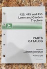 John Deere 425 445 455 Lawn   Garden Tractor Tech Manual And  Parts Catalog