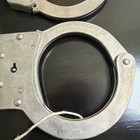 Rare Vintage American Munitions Co   Peerless Handcuffs With Safariland Cases