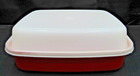 4 Vtg Tupperware Keeper Containers Paprika yellow 1292 1294 W  Lid
