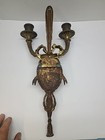 Antique Dore Wall Sconces-french Wall Lights-2 Arm Candelabra Sconce