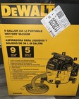 Brand New  Dewalt Dxv09p  9-gallons 5-hp  Wet dry Shop Vacuum   Accessories