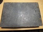 Photo Album 77 Pages  B   W Photos 1927 Leather Cover