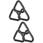  6 Pcs Metal Carabiner Clip Mountain Climbing Buckle Aluminum Alloy Buckle Metal