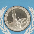 1970 United Nations 25th Anniversary Sterling Silver Proof Medal Coin Vintage