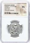 Ngc Ms Yazdgard I 399-420 Ad  Sasanian Empire Silver Persian Ar Drachm  Awh Mint