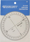 360-degree Compass Protractor  Crystal Clear Transparent Dial  Calibrated For 36