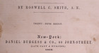 Antique 1853 Map East   West Hemispheres Of The World By Roswell C  Smith 11x19
