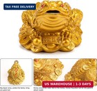 Feng Shui Money Frog  Lucky Money Toad Decorations ideal For Attracting Wealth