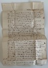 Folded Stampless Letter 1841 From North Haven  ct To Trumansburg Ny Orphan