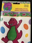 Vintage 1993 Vintage Barney Wall Boarder The Lyons Group 5 Yards Kids Room Decor