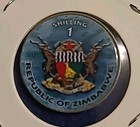 Colorized Arleigh Burke Class   I Shilling   Republic Of  Zimbabwe    23mm