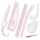 Professional Grade 7 Piece Sewing Ruler Set For Pattern Making And Cutting