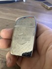 Rare Harley Davidson Lighter Blu Butane Zippo Bar   Shield Diamond Plate