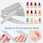 Nail Files  12 Pack   180 240 Grit Wooden Emery Board Nail File Double Sided Woo