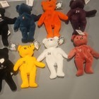 Salvino s Bammers Mlb Beanos Plush Bears Lot 1998 - Bonds  Ripken  Glavine  Sosa