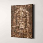 Shroud Of Turin Face Of Jesus Bible Christian God Canvas Print Wall Art
