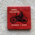 Vintage Matchbook Sarasota Motor Hotel Mrs  O   leary   s Sarasota  Fl Unstruck