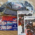 Junk Drawer Lot Vintage Sportscards  Coins  Hockey  Postcards  Nascar