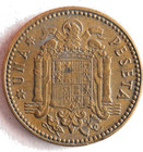 1947  52  Spain Peseta - Excellent Coin - Free Ship - Bin  161