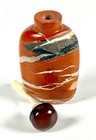 Solid Natural Red Jasper Snuff Bottle