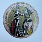 2019 Germania 5 Marks 1oz Silver Coin    the Allegories    Yellow   Red Gold  45