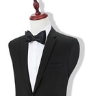 Pensee Mens Self Bow Tie Polka Dots Woven Silk Bow Ties