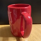 Rae Dunn By Magenta Santa   s Helper Red Ceramic Large Coffee Mug Christmas
