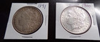 Morgan Silver Dollar Lot Of 2- 1891-p   1900-p Both Coins Are Very Nice
