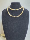 Antique Vintage Ethnic Etched Bone Beaded Unique Rare Agate 1 20 14k Necklace 37