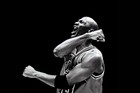 Michael Jordan Black And White Basketball Legend Poster
