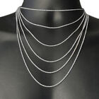 Real Solid 925 Sterling Silver Sparkle D c Cut Rope Chain Necklace 1 5mm 14 -24 