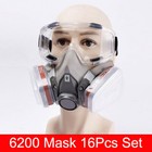 Half full Face Mask With Safety Goggles Filter Anti-dust gas Respirator Reusable