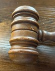 Vintage 11  Wood Gavel Auction Law Judge