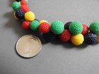 Gorgeous Vintage Plastic Berries Choker Necklace Retro Old