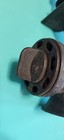 Keystone Black Meat Grinder 10 Table Top Cast Iron 3  Dark Wood Handle 