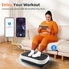 Vibration Plate Exercise Machine Whole Body Workout Vibrate Platform Fitness Bt