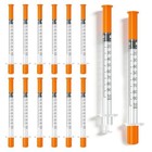 1ml Syringes 100 Pack 31g 1 4 Inch Tip Individually Wrapped Blunt Needle Lab Diy