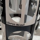 Vintage Georges Briard Mid-century Modern Black And White Op-art Highball Glass